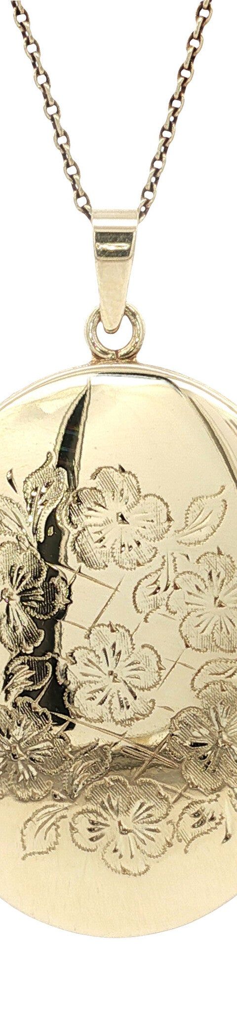 Vintage 14K Gold Locket with Engraving